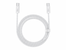 Kabel USB-C na USB-C Baseus, 100 W, 2 m (bílý)