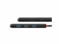 HUB Baseus Lite Series 5-Port USB-C na HDMI+USB3.0x3+PD (čierny)