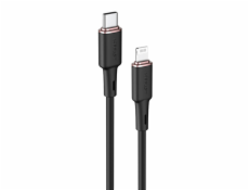 Kabel USB-C na Lightning Acefast C2-01, 30W, MFi, 1,2 m (černý)