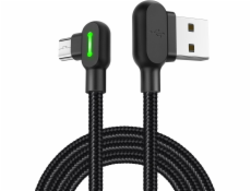 Kábel USB-Micro USB Mcdodo CA-5280 LED, 3 m (čierny)