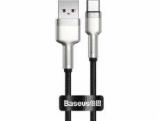 Kábel USB pre USB-C Baseus Cafule, 66 W, 0,25 m (čierny)