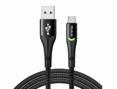 Kábel USB na USB-C Mcdodo Magnificence CA-7960 LED, 1m (čierny)