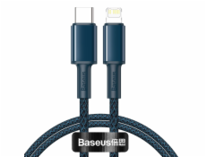 Baseus High Density Braided Cable C-Lightning, PD, 20W, 1m (modrý)