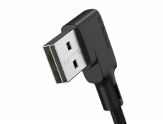 Kábel USB na USB-C, Mcdodo CA-7310, uhlový, 1,8 m (čierny)