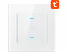 Smart Light Switch WiFi Avatto N-TS10-W3 3 Way TUYA (biela)