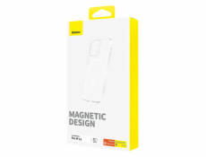 Magnetické puzdro na telefón pre iP 13 Baseus OS-Lucent Series (číre)