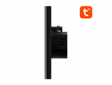 Smart Light Switch WiFi Avatto TS02-EU-B3 3 Way TUYA (black)