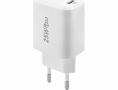 Rýchlonabíjačka Foneng EU40, USB-C, 25 W (biela)