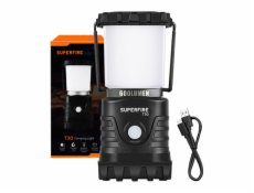 Kempingová lampa Superfire T30, 600 lm, USB