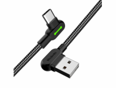 Kábel USB-C Mcdodo CA-5280 LED, 1,8 m (čierny)