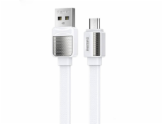 Kábel USB Micro Remax Platinum Pro, 1 m (biely)