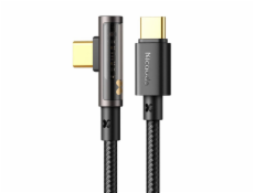 Kabel USB-C na USB-C Prism 90 stupňů Mcdodo CA-3400, 100W, 1,2 m (černý)