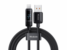 Kábel USB-A na Lightning Mcdodo CA-5000, 1,2 m (čierny)