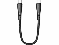 Kábel USB-C na USB-C Mcdodo CA-7640, PD 60W, 0,2 m (čierny)