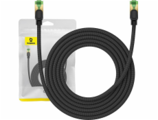 Opletený sieťový kábel cat.8 Baseus Ethernet RJ45, 40 Gb/s, 3 m (čierny)