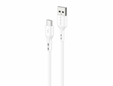 Foneng X36 USB kábel na Micro USB, 2.4A, 1m (biely)