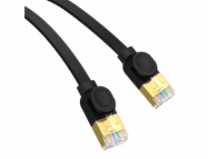 Baseus Cat 7 UTP Ethernet kábel RJ45 plochý 3 m čierny