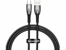 Kabel USB pro USB-C Baseus řady Glimmer, 100 W, 1 m (černý)