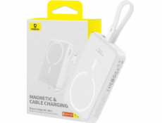 Powerbanka Baseus Magnetic Mini 10000mAh, Lightning 20W MagSafe (biela)