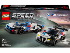 LEGO 76922 Speed Champions BMW M4 GT3 & BMW M Hybrid V8 Rennwagen, Konstruktionsspielzeug