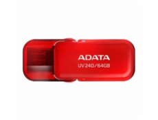 ADATA Flash Disk 64GB UV240, USB 2.0, červená