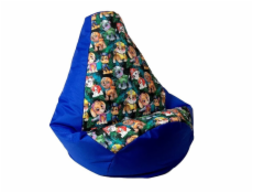 Sako bag pouffe Hruška tisk chrpa-PAW Patrol XL 130 x 90 cm