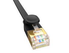 Baseus Cat 7 Gigabit Ethernet RJ45 kábel 0,5 m čierny