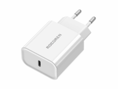 Rýchlonabíjačka Rocoren PD 20W USB-C (biela)