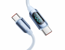 Kábel USB-C na USB-C Toocki TXCTT1-XX04-B2, 2m, FC 100W (modrý)