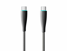 Kábel USB-C na USB-C Toocki TXCTT1-BMH01-B, 1m, PD FC 100W (čierny)