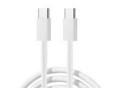 Joyroom S-A45 kábel USB-C na USB-C, 60 W, opletený, 1 m (biely)