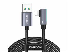 Kabel USB na Lightning, úhlový Joyroom S-AL012A17 2,4A, 1,2 m (černý)