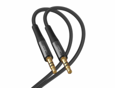 Audio kábel XO mini jack 3,5 mm AUX, 2 m (čierny)