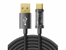 Kábel USB-C Joyroom S-UC027A12 3A, 1,2 m (čierny)