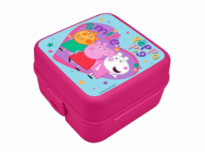 Box na obed s priehradkami Prasiatko Peppa PP09062 KiDS Licensing