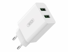 Nástenná nabíjačka XO L119 2x USB-A , 18 W (biela)