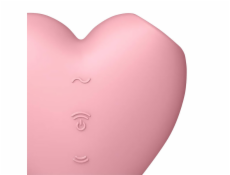 Masážny prístroj na klitoris Cutie Heart Light Red Satisfyer (ružový)