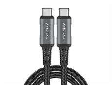 Kábel USB-C na USB-C Acefast C1-09, 48W, 1m (čierno-sivý)