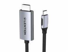 Lention Kábel USB-C na 4K60Hz HDMI, 3 m (sivý)