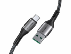 Kábel USB-A na USB-C Lention 6A, 1 m (čierny)