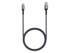 Kábel USB-A na USB-C Lention 6A, 0,5 m (čierny)