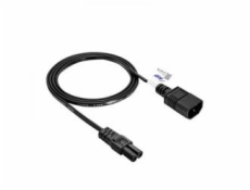 Akyga kabel prodlužovací napájecí k PC, 250V, IEC C7 / C14, 1,5m