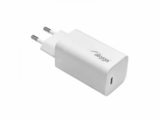 Akyga Nabíječka univerzální USB-C PD 5-20V / max. 3.25A 65W Quick Charge 3.0 GaN, bílá