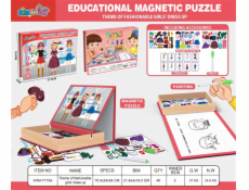 Magnetická hračka Vzdělávací magnetické puzzle XHM-7710A