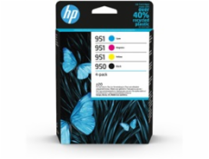 HP 950 Black/951 CMY Original Ink Cartridge 4-Pack