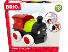 Vláček BRIO Push & Go s parním, vozítko