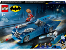 LEGO 76274 DC Super Heroes Batman v Batmobilu vs. Harley Quinn a pan Freeze, stavebnice