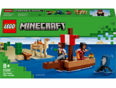 LEGO 21259 Minecraft Plavba pirátskou lodí, stavebnice