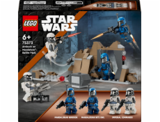 LEGO 75373 Star Wars Ambush na bojovém balíčku Mandalore, stavebnice