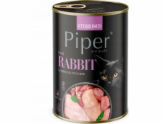 PIPER Sterilised Rabbit - mokré krmivo pro kočky - 400g